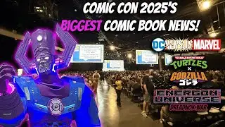 Comic Con 2025's Biggest News! Comic Book News, Reviews, Live Art!