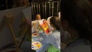 Hot Air Balloon Painting Class | Fun Things To Do in London #shorts