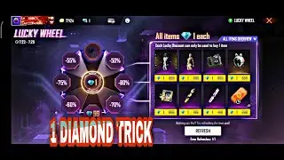 Lucky wheel event free fire | 1 diamond trick in lucky wheel free fire #shorts