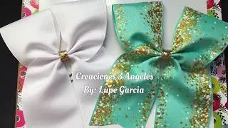 Como Hacer Moño Porrista ( Cheer Bow ) y Molde.