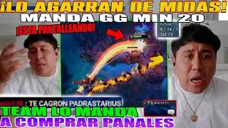 LO AGARRAN DE MIDAS!! MACARIUS TILTEADO MANDA GG MIN 2O. TEAM LO MANDA A COMPRAR PA&Ntilde;ALES DOTA 2