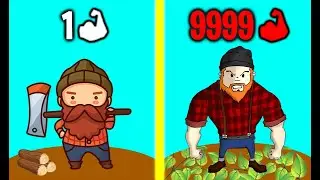 Idle Lumber Mill - MAX LEVEL LUMBER MILL EVOLUTION! Max Level Lumberjack & Buildings! (9999+ Level!)
