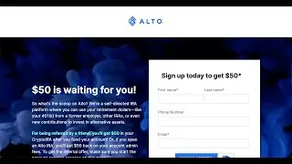 AltoIRA $50 bonus