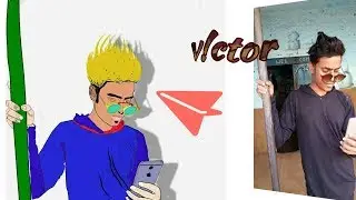 Cartoon image , editing