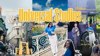 “Dream Come True ✨ Exploring Universal Studios for the First Time | Travel Vlog Day 1”