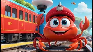 Train Park Song &ndash; Animal Submarine Adventure | Fun Underwater Train Ride for Kids