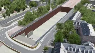 Simulation Bau eines Tunnel-Bauabschnittes (Baudock)