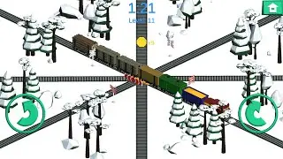 Train Crisis Crossing Puzzle Game | Train Smash Hit | Android Gameplay #682