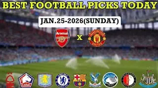 🔥TOP SUNDAY'S FOOTBALL PREDICTIONS |ARSENAL VS MANCHESTER UNITED |ACCURATE TIPS✅️✅️