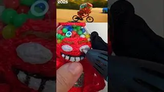 I made a Chicleteira Bicicleteira 🍬🚲with 3D Pen #brainrot