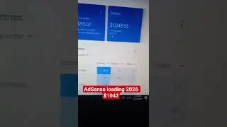 AdSense loading 2026 AdSense earning $1042 with proof#AdSense #loading