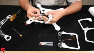 HOW TO INSTALL RETRACT ON DJI PHANTOM 2 WITH STOCK RADIO (updated)