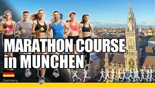 Marathon course at Munchen Marathon