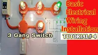 3 Gang Switch Electrical Wiring Tutorial (Tagalog)