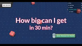 Cubes2048 how big can I get in 30 min?