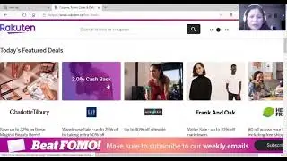 HOW TO SHOP AT ONLINE RAKUTEN SHOPPING  STORE TO EARN CASH BACK?