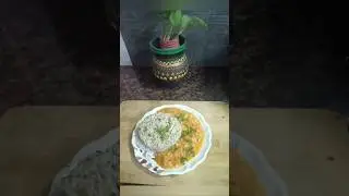 Herb Rice with Pepper Sauce         #shorts #herbrice #cooking #food #recipe #rice #dinner #ytshorts