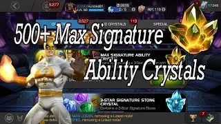 500x Max Signature Ability (Immortal Iron Fist) Crystals - Marvel Contest of Champions