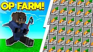 INSANELY *OP* CARROT FARM MAKES US MILLIONS | Minecraft Skyblock