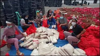 Repacking of relief goods for the IDPs due to a recent ARMED CONFLICT