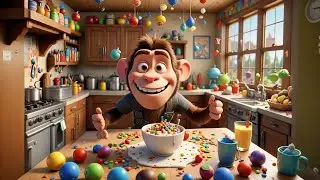 Monkey Made a Messy Milkshake 🐵🥤 | Fun Kids Story | Preschool Adventure