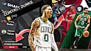THIS NEW BEST LOCK DOWN BUILD GETS CONTACT DUNKS + HOF DEFENSE BADGES ON NBA 2K24 - HYBRID DEFENDER