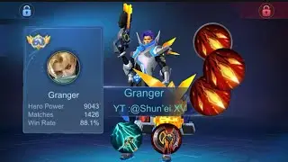 Granger Best Build and Emblem!! Build Top 1 Global Granger ~ MLBB (Full Gameplay)