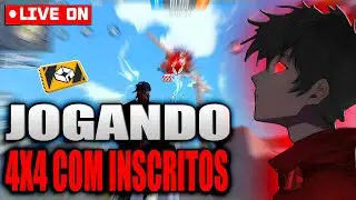 🔥 LIVE FF 🔥 4X4 + 6X6 COM INSCRITOS 🔥 SALA PERSONALIZADA 🔥 FREEFIRE AO VIVO 🔥