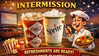 Coke Painter | Vintage Drive-In Intermission Cartoon