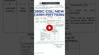 OSSC CGL EXAM PATTERN CHANGE #OSSC_CGL #kt_online