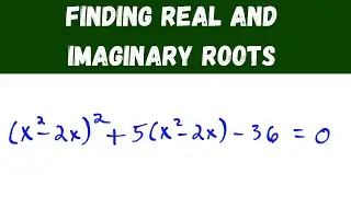 finding real and imaginary roots of polynomials equations