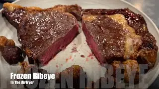 Cooking FROZEN  Ribeyes In Airfryer - Keto Carnivore Low Carb - SIMPLIFIED!
