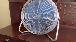 1997 Patton U2-1887 High Velocity Air Circulator short tour and start up (no talking)