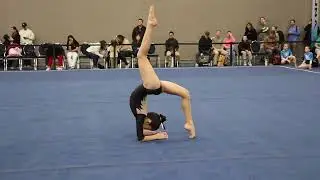 Kiala Nishime Floor 2024 Calif Grand Invite Wildfire Gymnast Level 6