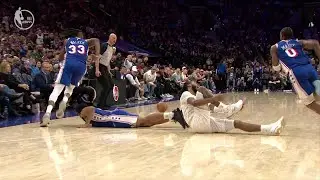 Darius Garland exits 76ers-Cavs with apparent right leg injury | NBA on ESPN