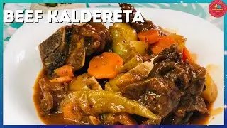 Beef Kaldereta Recipe! (Filipino Beef Stew)