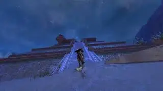 Outskirts of Amnoon Oasis by night - Guild Wars 2: Path of Fire