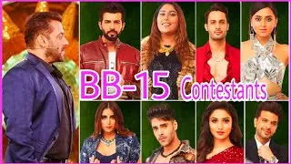 Bigg Boss 15 Contestants Final List | All Contestants Of Bigg Boss 15 | BB15 Final List - BB15 2021