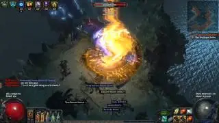 Path Of Exile Lightning Buzzsaw Lv 72 Zana Map - Slaying Rogue Exiles + 2 Unique bosses