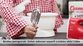 UNBOXING COSMOS MIXER COM ADONAN KUE CM 1689 - CM1689 kapasitas bowl 3 Liter
