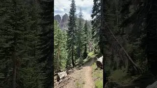 Alpine hike along the Pacific Crest Trail on a sunny afternoon. 🏔️ #pct #sierra