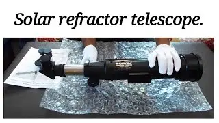 Orion 70mm white-light solar refractor telescope unboxing & overview | With pictures of the Sun.