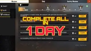 Complete all chalanges in free fire |kwd gaming