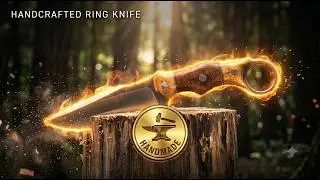 Crafting a Knife from Scrap Metal | ASMR Experience | Knife Making #makingknife #diy