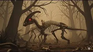 Parasaurolophus A duck-billed dinosaur with a long.