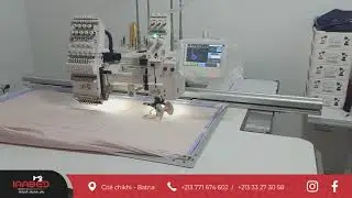 تجربة الفتلة على ماكينة الطرز ألكترونية Simtex 1201+1