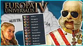 5 Personal Unions By 1452?! Easy World Conquest EU4 Austria Guide