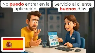 🇪🇸 Banking Conversations  A1 A2  Learn Real Spanish for Beginners  Speak Like Native