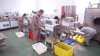 Fresh Sweet Corn Production Line - Husk Peeling, Threshing , Washing, Blanching, Dewatering Machine
