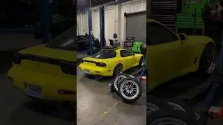The RX-7 is FINALLY back on the Road! #jdm #car #automobile #mechanic #diy